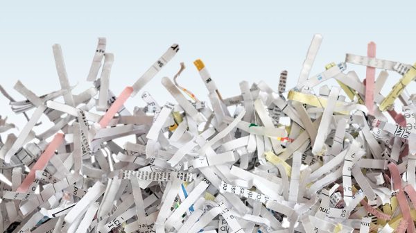 shredded paper