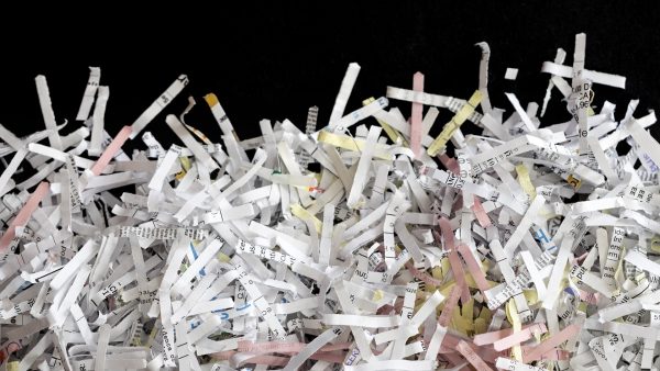 shredded paper