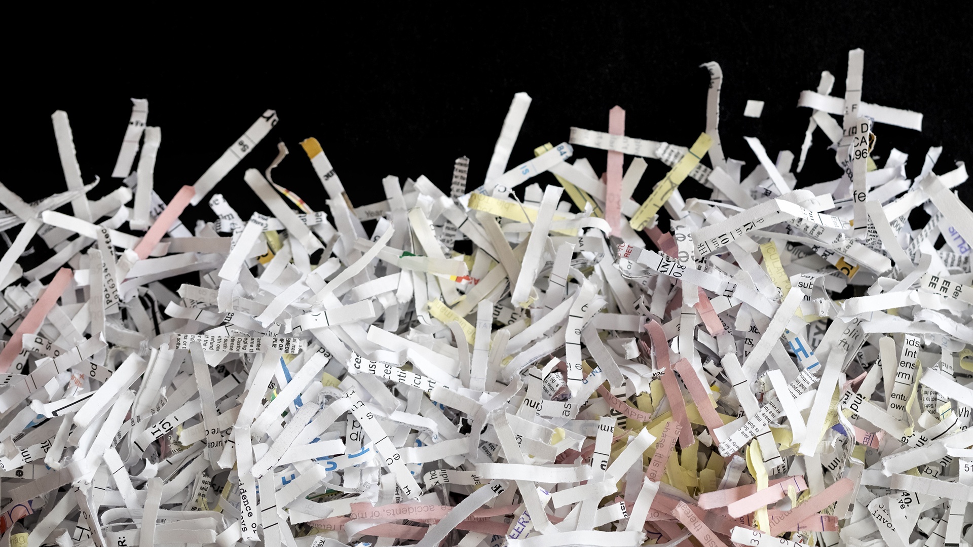 shredded paper