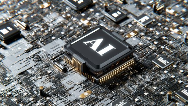 Computer circuit board with an AI component