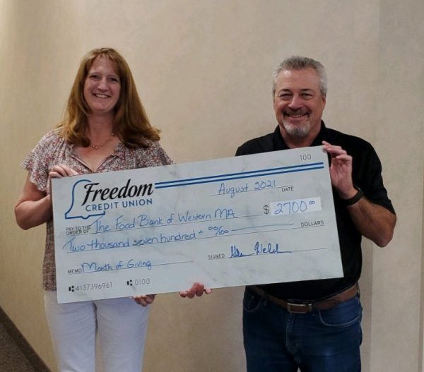 The Food Bank of Western Mass donation
