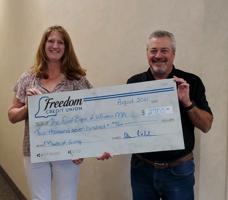 The Food Bank of Western Mass donation