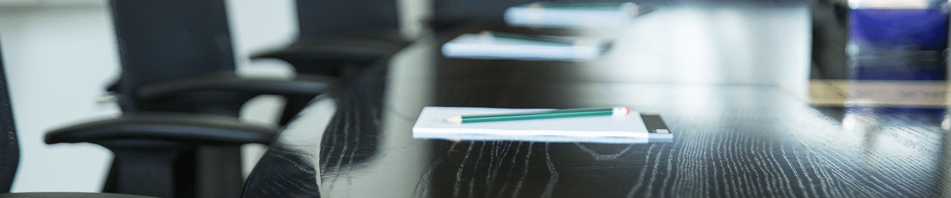 conference room and notepad